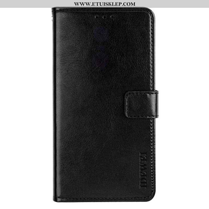 Etui Folio do Xiaomi Redmi Note 12 Pro Imitacja Skóry Idewei